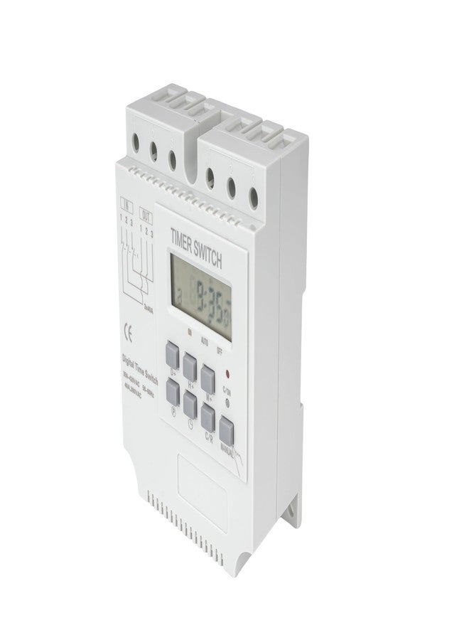 MAXWELL 3‑Phase Digital Time Switch | Weekly Programmable | LCD Display |Flush Mount | 230V - Image 1